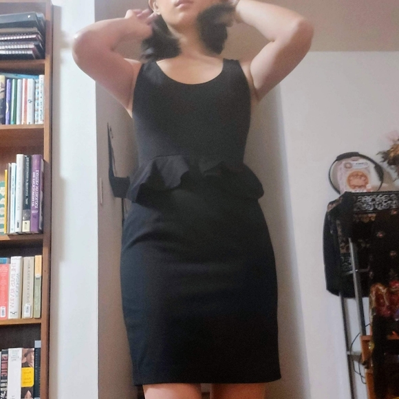 Jacob LBD with Peplum Waist Detail - Picture 1 of 6
